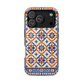 Ceramic Tile Pattern Magnetic Impact-Resistant Phone Case