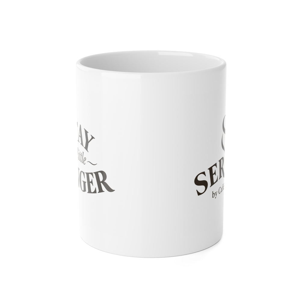Stay a Little Longer Mug — 11oz Sereno by Cafe Vivere Ceramic Coffee Cup