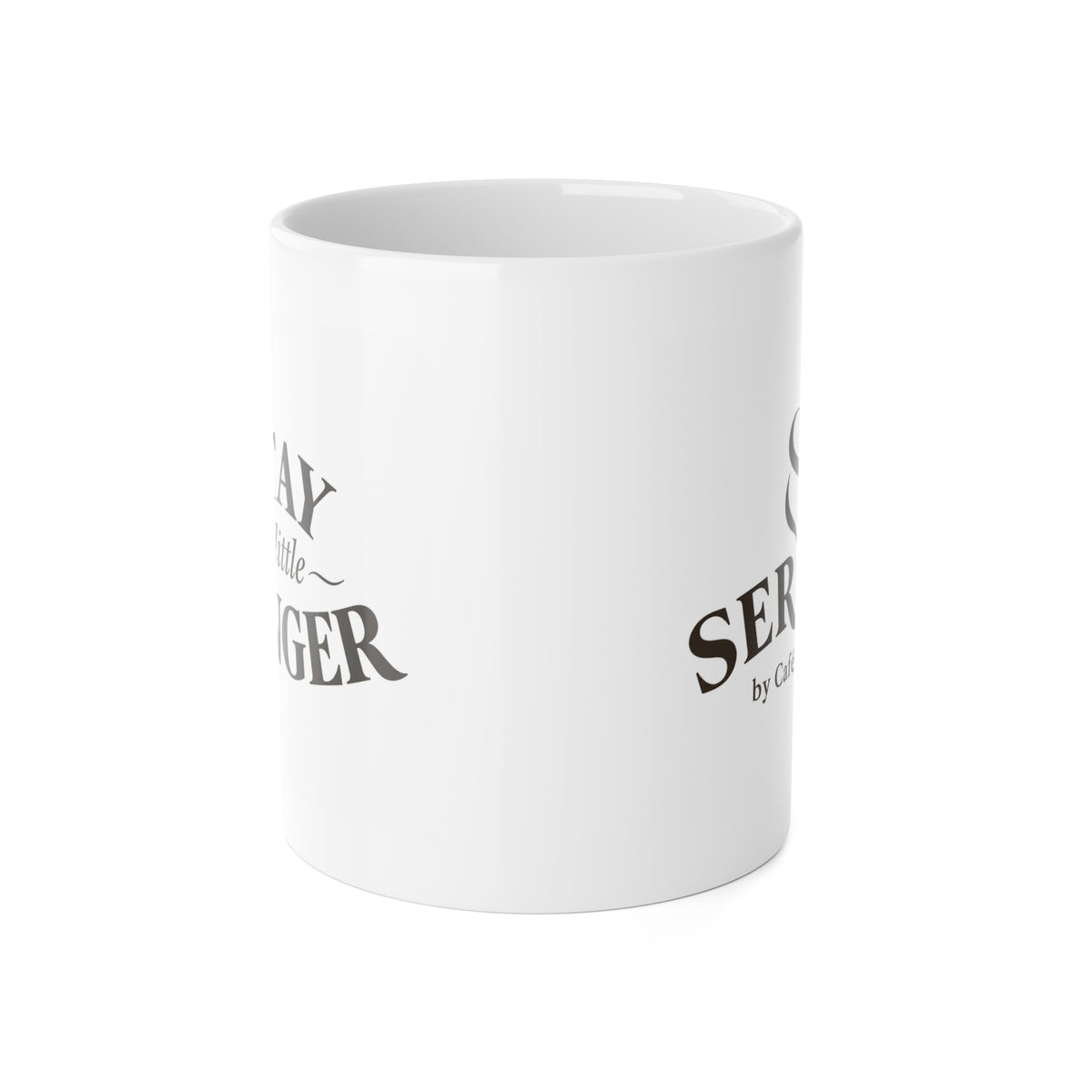 Stay a Little Longer Mug — 11oz Sereno by Cafe Vivere Ceramic Coffee Cup