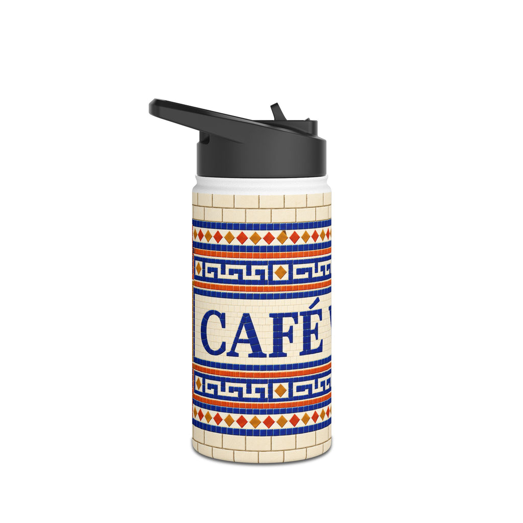 Café Vivir Mosaic Stainless Steel Water Bottle