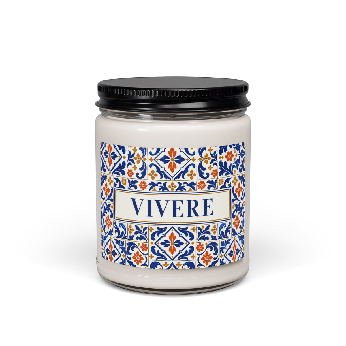 Vivere Soy Candle — 9oz Mediterranean Tile Scented Candle