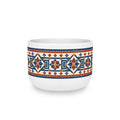 25oz Ceramic Latte Mug - Mosaic Border