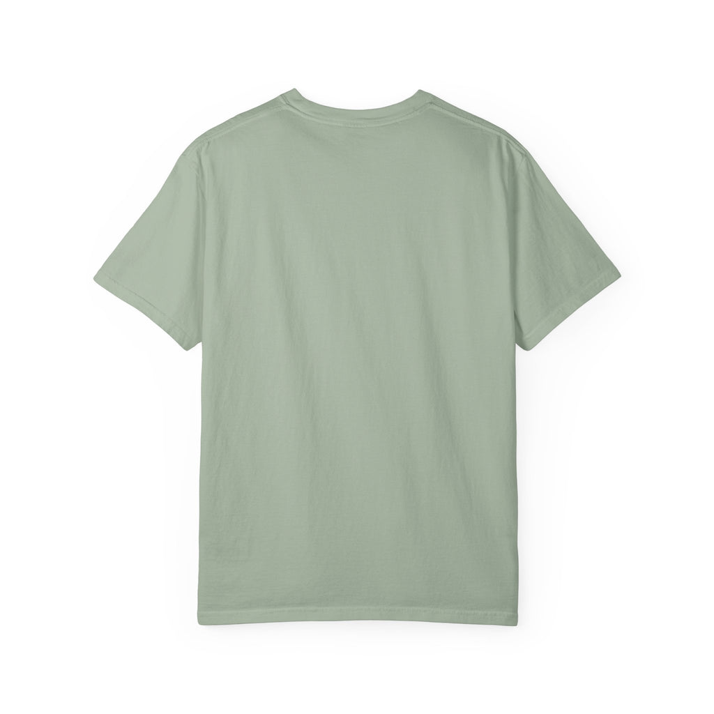 Coastal Italia T-Shirt — Café Vivere Amalfi Cliffside Sailboat Design