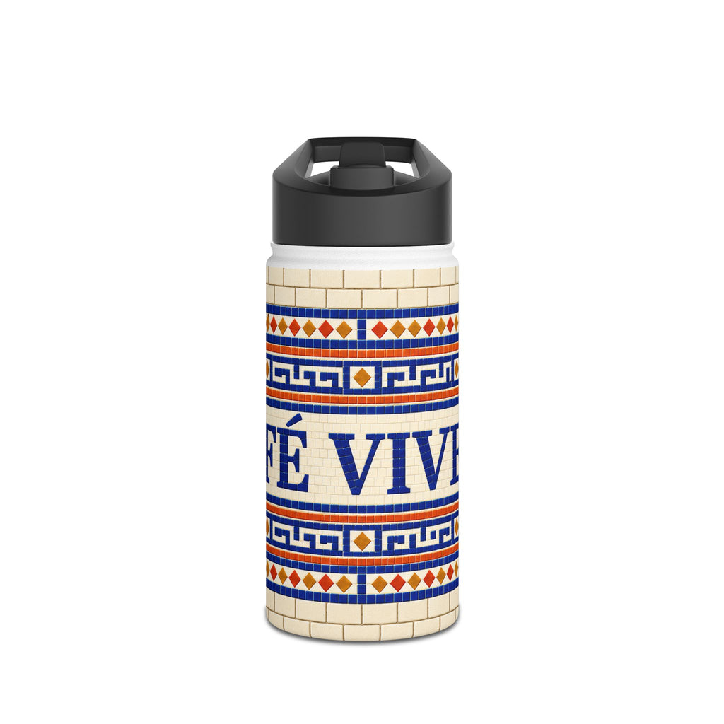 Café Vivir Mosaic Stainless Steel Water Bottle