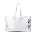 Minimalist White Weekender Bag