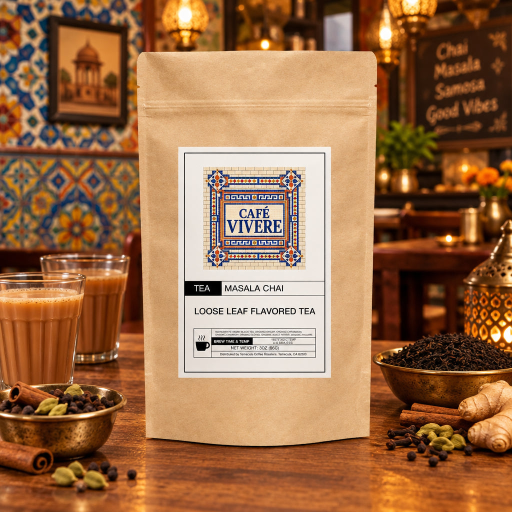 Sereno by Café Vivere - Masala Chai Loose Leaf Aromatic Tea
