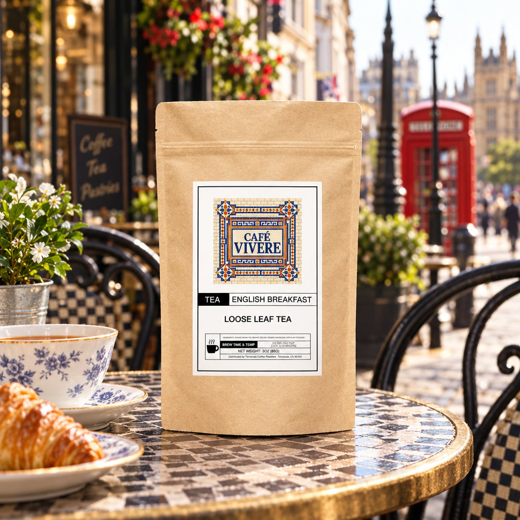Sereno by Café Vivere - English Breakfast Loose Leaf Tea