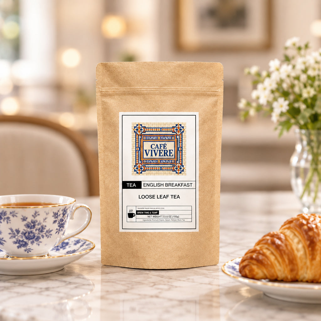 Sereno by Café Vivere - English Breakfast Loose Leaf Tea