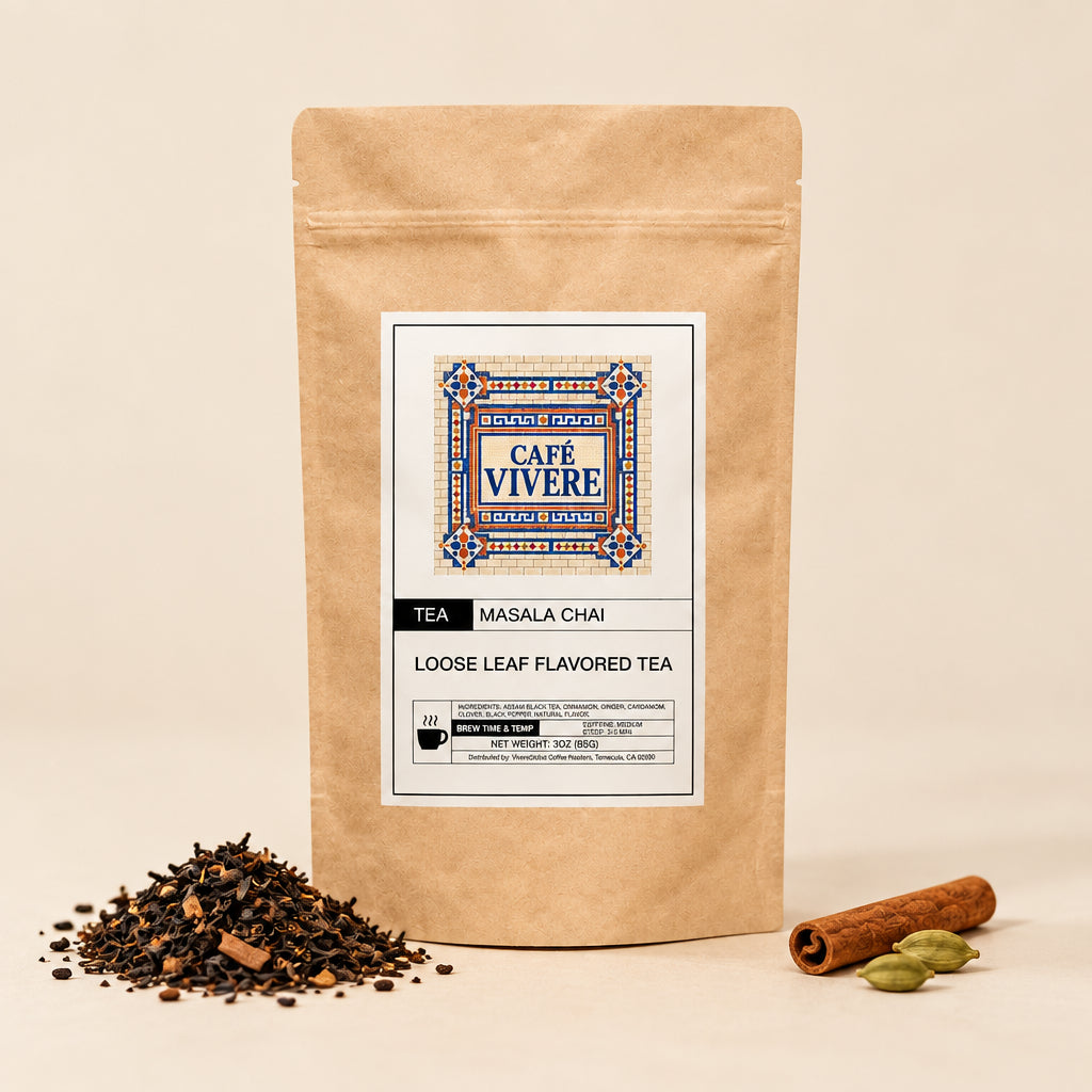 Sereno by Café Vivere - Masala Chai Loose Leaf Aromatic Tea
