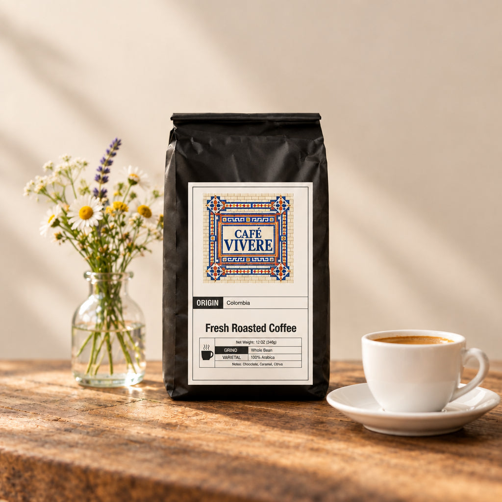 Sereno by Cafe Vivere - Colombia Fresh Roasted Coffee