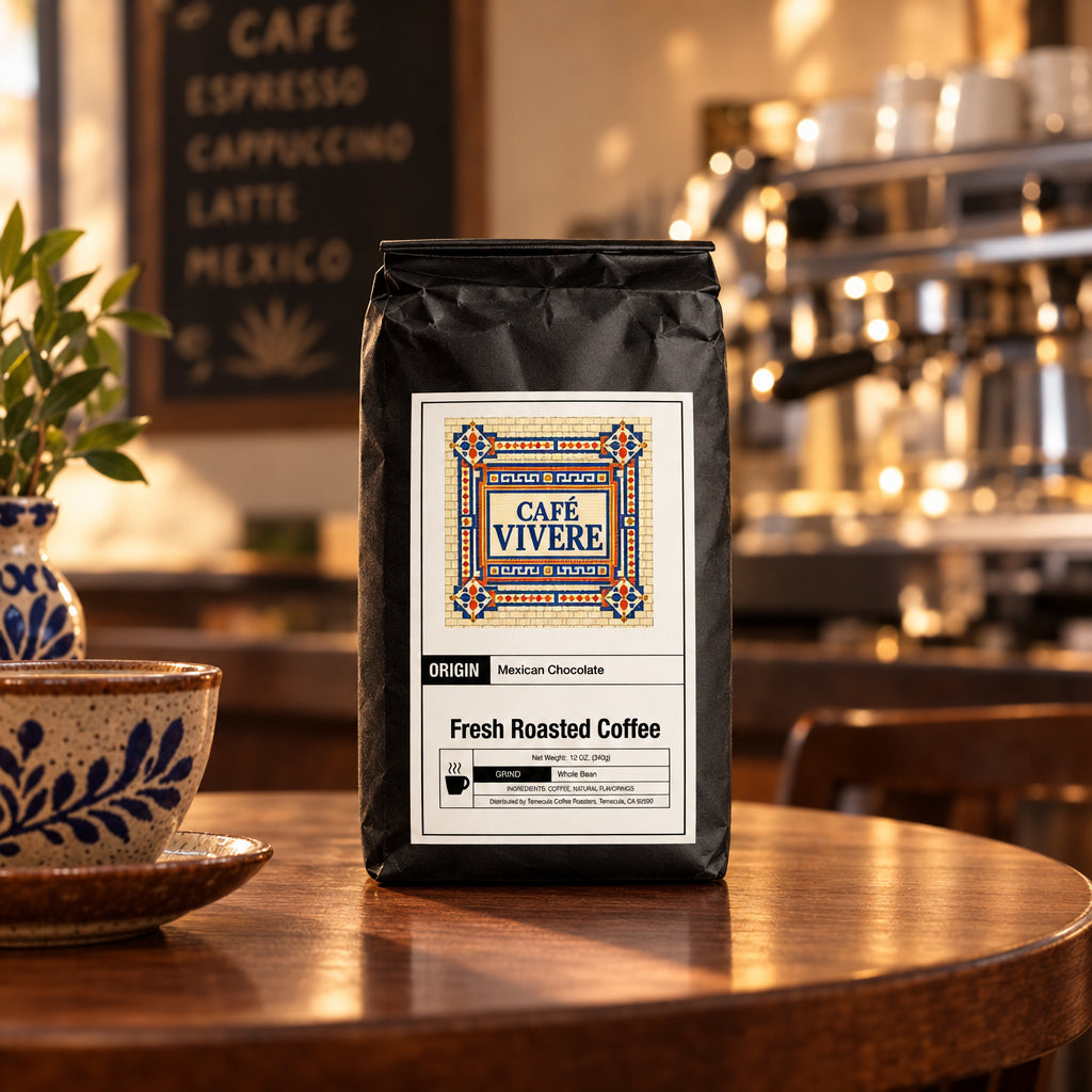 Sereno by Cafe Vivere - Mexican Chocolate Fresh Roasted Coffee